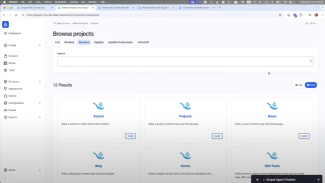 dashboard drupal CMS 1.0
