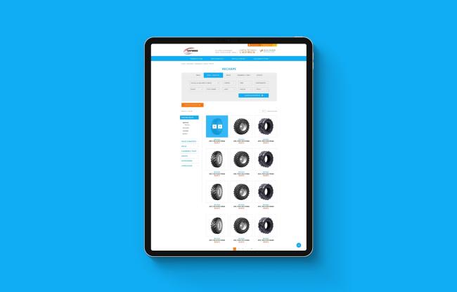 saphore site web page produit