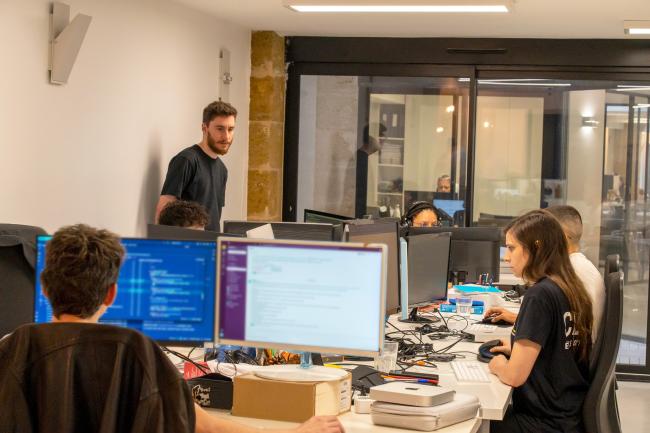 équipe parker+parker au travail